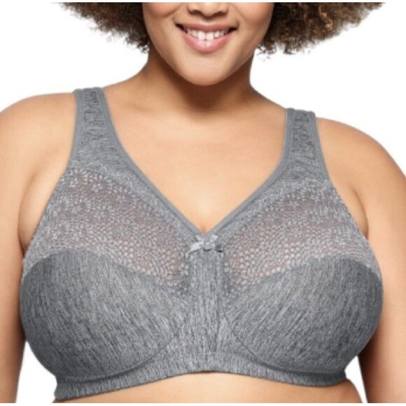 Glamorise Full Figure Plus Size Bra 44G New MagicLift Wirefree #1064 - Picture 1 of 4